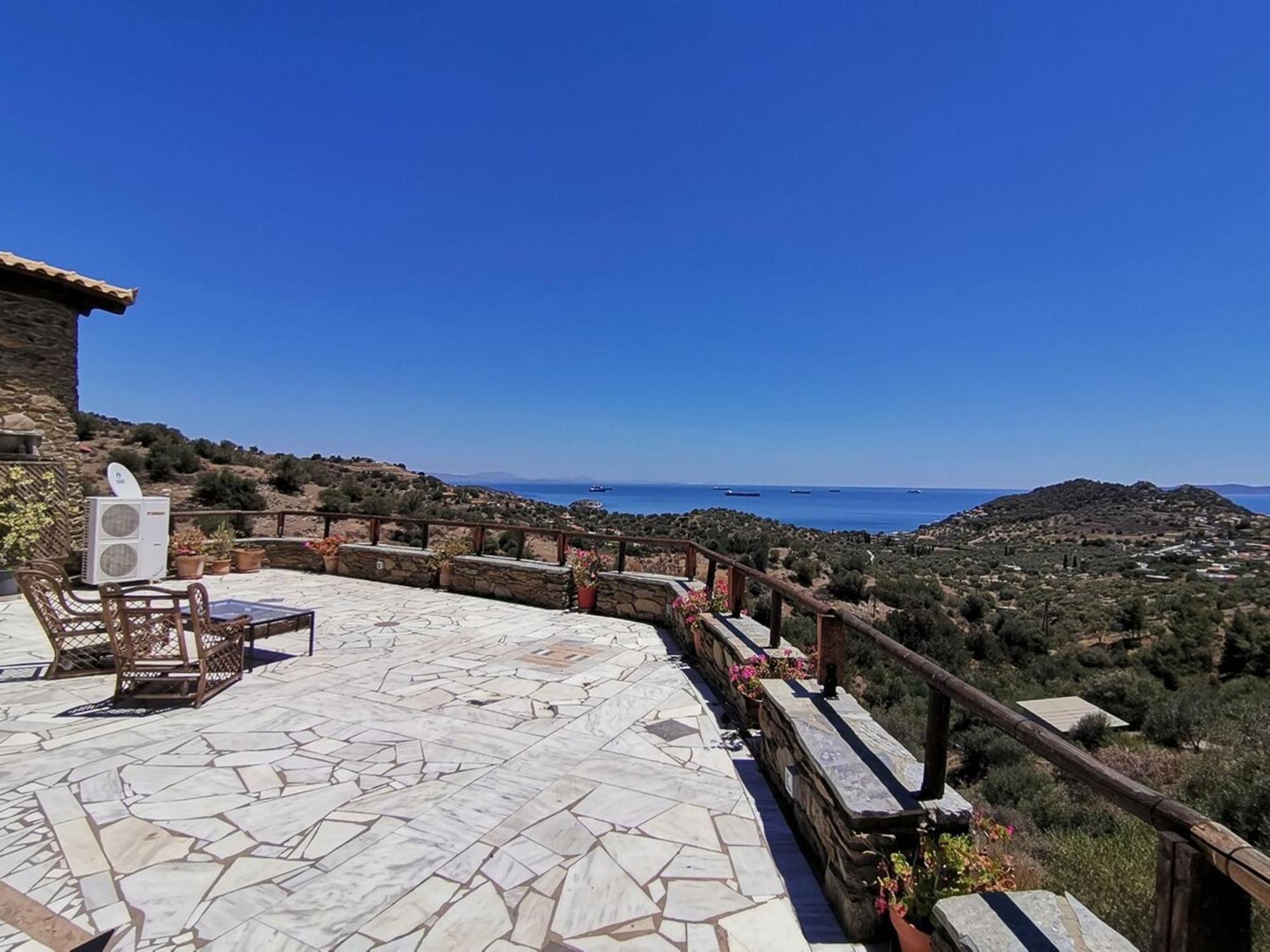 Saronic Citadel Seaside Villa Salamis Bagian luar foto