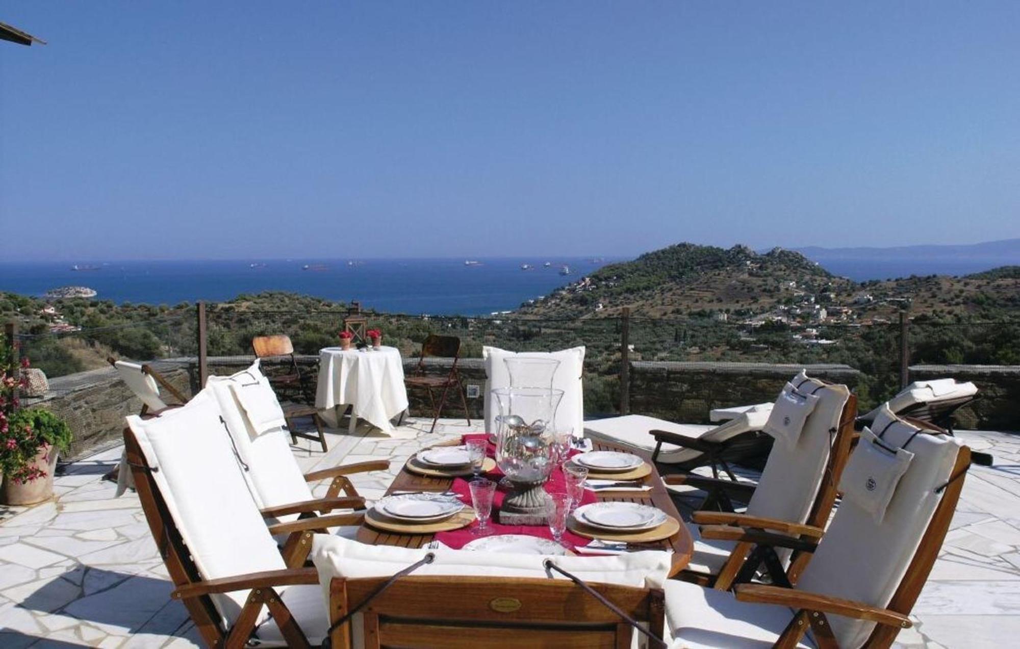 Saronic Citadel Seaside Villa Salamis Bagian luar foto